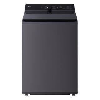 5.3 cu. ft. SMART Top Load Washer in Matte Black with Agitator, Easy Unload and TurboWash3D Technology | The Home Depot
