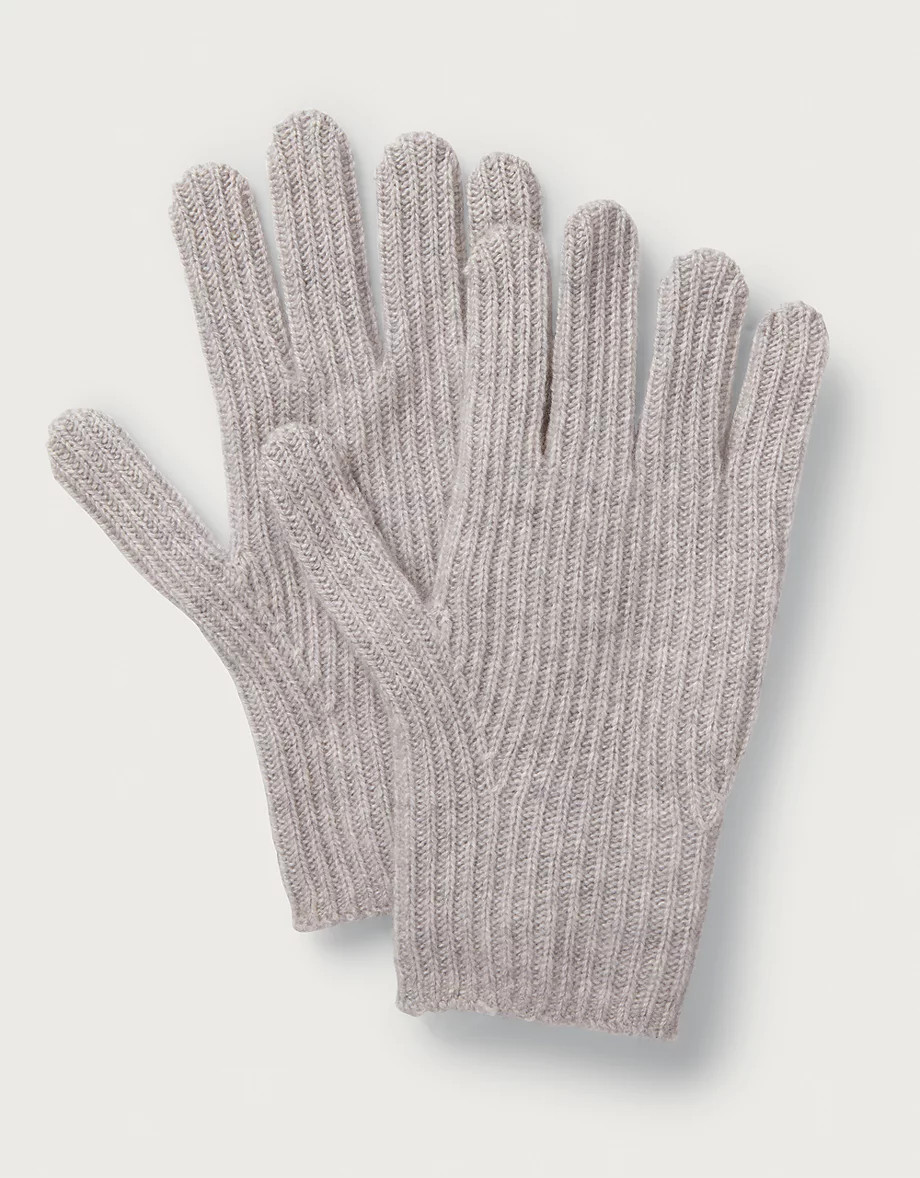 Ribbed Cashmere Gloves | The White Company UK & ROW