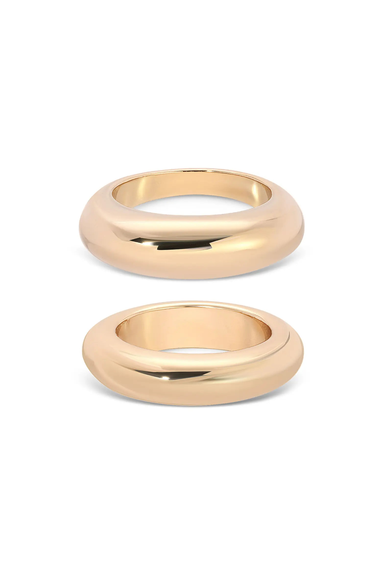 Ettika Modern Dome Set of 2 Rings (Women) | Nordstrom | Nordstrom