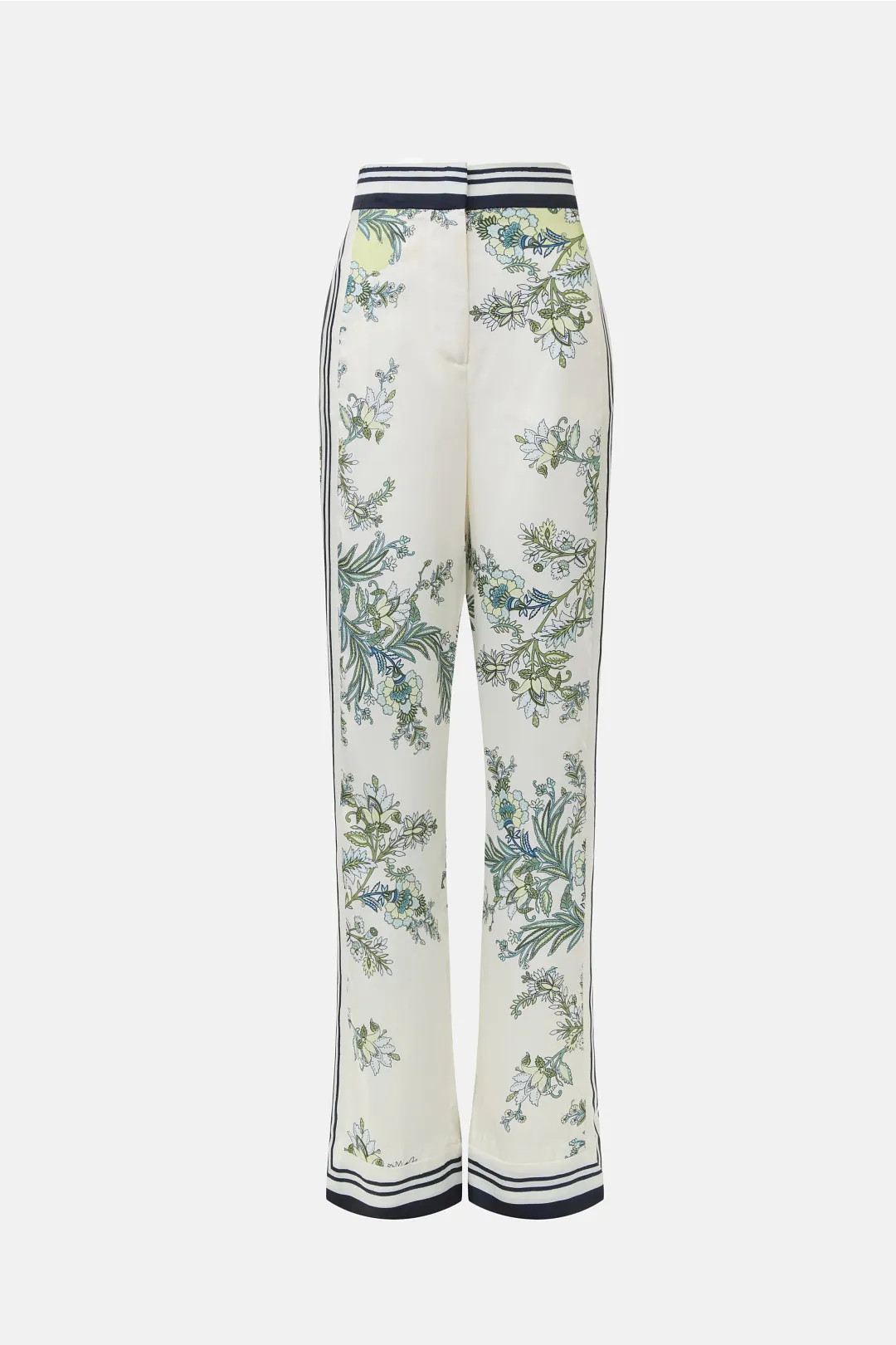 Grigore Floral Print Silk Pants | Rent the Runway