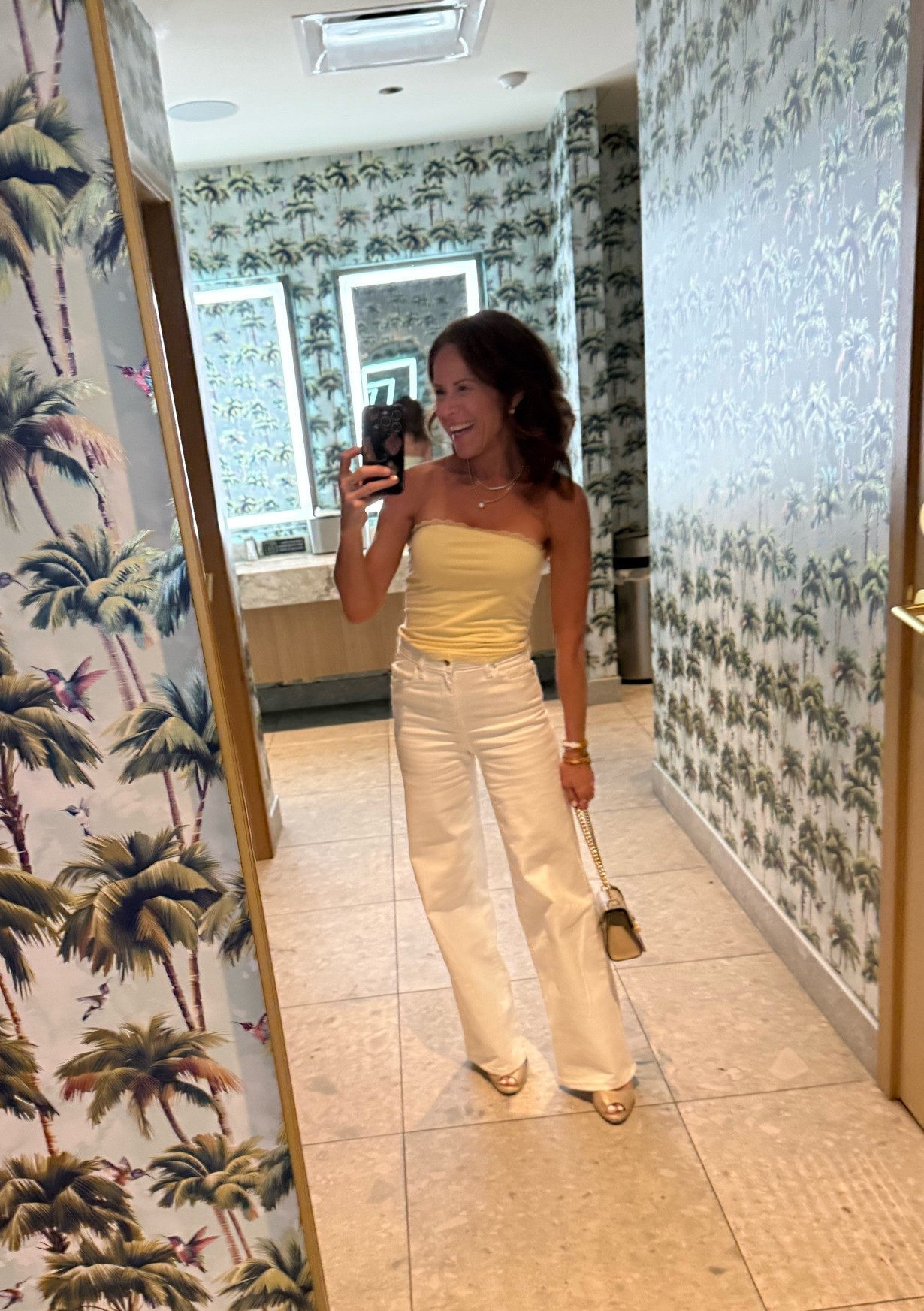 Cannot get over these white jeans that look like mother, but a fraction of the price. ￼ my top is sold out, but linking a lot of other really cute. Summer. Options from target, many on Sally this weekend.

#LTKmomlife #LTKSaleAlert #LTKOver40