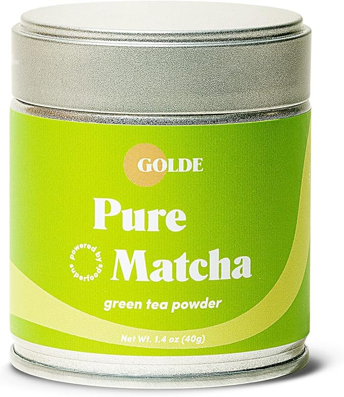 Golde Pure Matcha | 100% Pure Japanese Ceremonial Grade Matcha Green Tea Powder | Superfood with ... | Amazon (US)