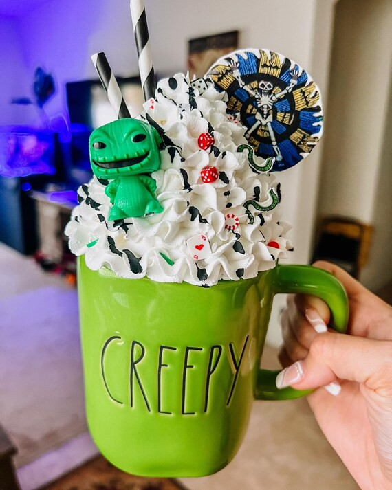 Gambling Boogieman Faux Whip Cream Mug Topper | Etsy (US)