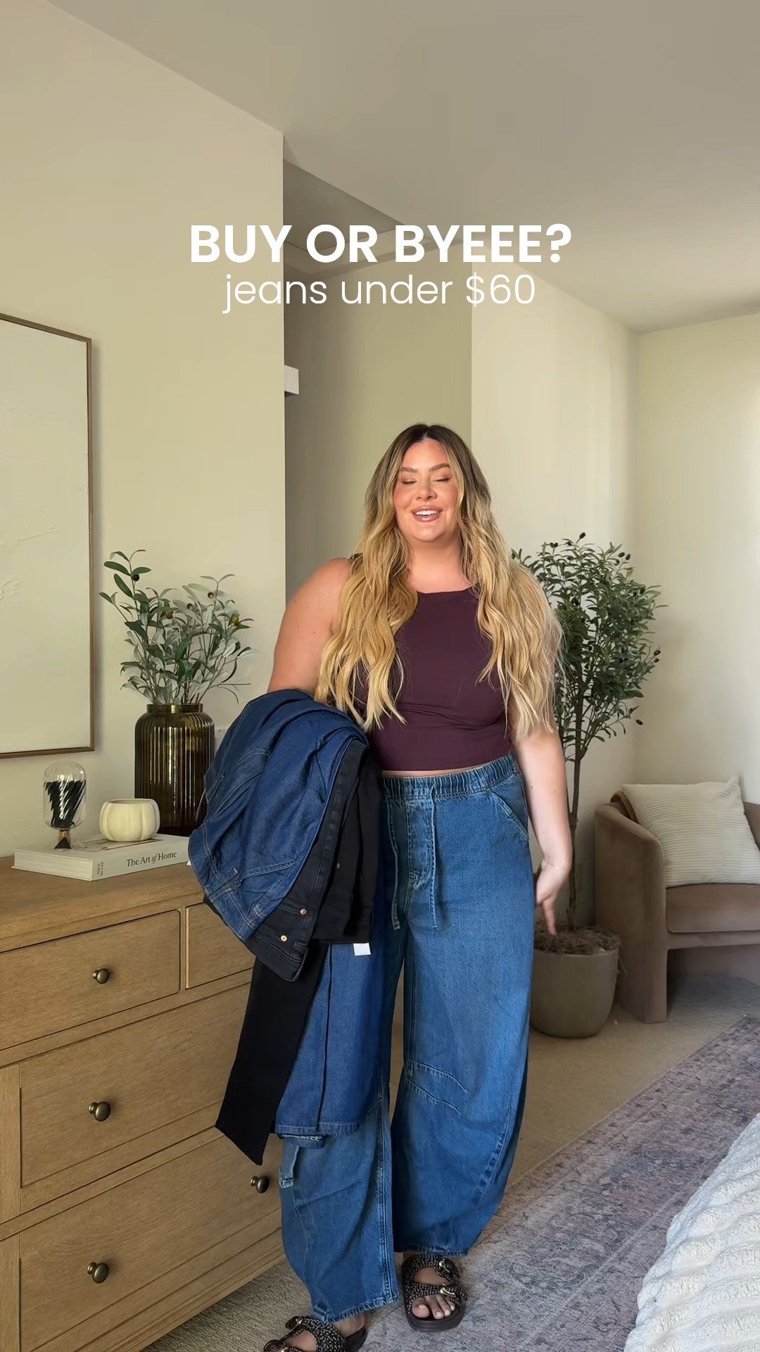 use code ‘vanessa15’ for $$ off!! 

wearing a 34 tall in the high rise stride wide leg jeans & low rise 90s loose jean. 

wearing a 33 tall in the mid rise ultrasoft baggy jean, high rise ultrasoft horseshoe jean, & the high rise true skinny jean. 

wearing an xl tall in the mid rise ultrasoft easy horseshoe jeans!

#LTKStyleTip #LTKPlusSize #LTKMidsize