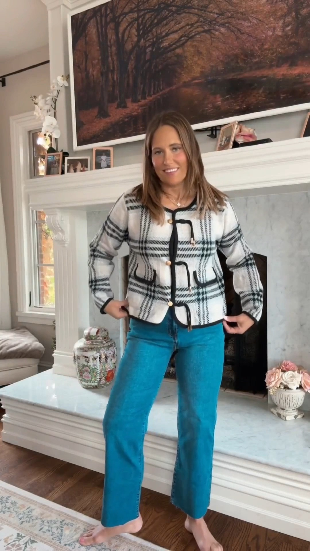 How chic is this plaid jacket from Amazon? I love the quality of this jacket and it is such a gorgeous closet staple. I’ll be reaching for it all throughout the winter months! 

#LTKOver40 #LTKSeasonal #LTKMidsize