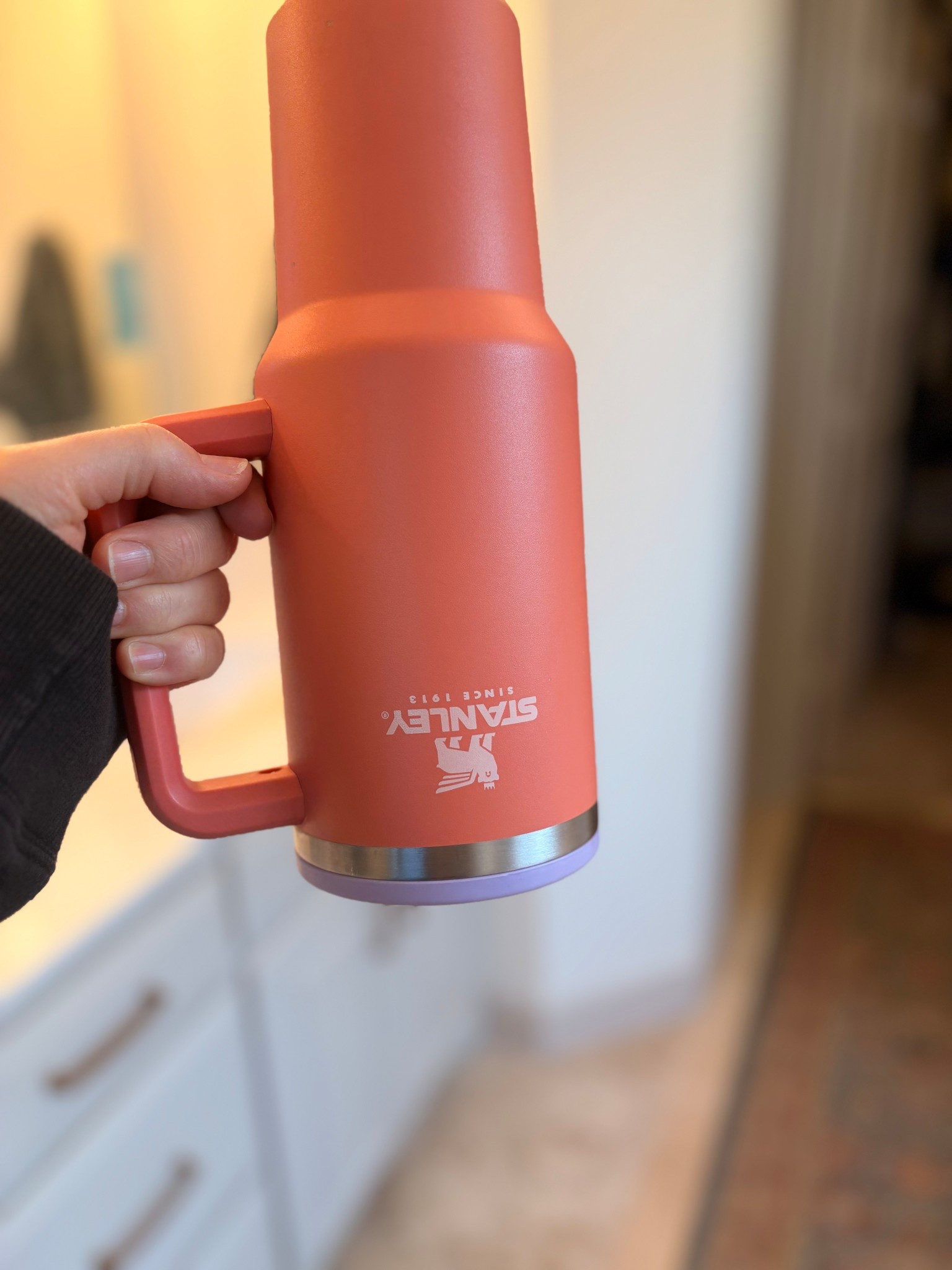 Spill proof lid for the OG Stanley and stainless steel straws to replace the plastic one’s they come with.