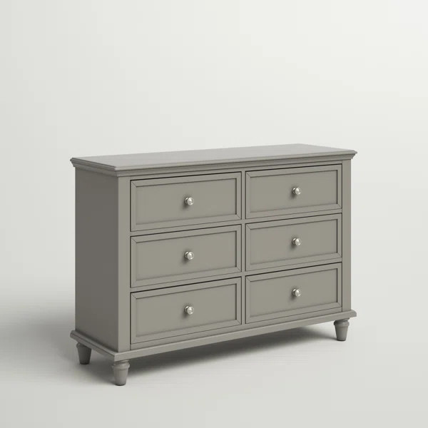Rae 6 Drawer 54'' W Double Dresser | Wayfair North America
