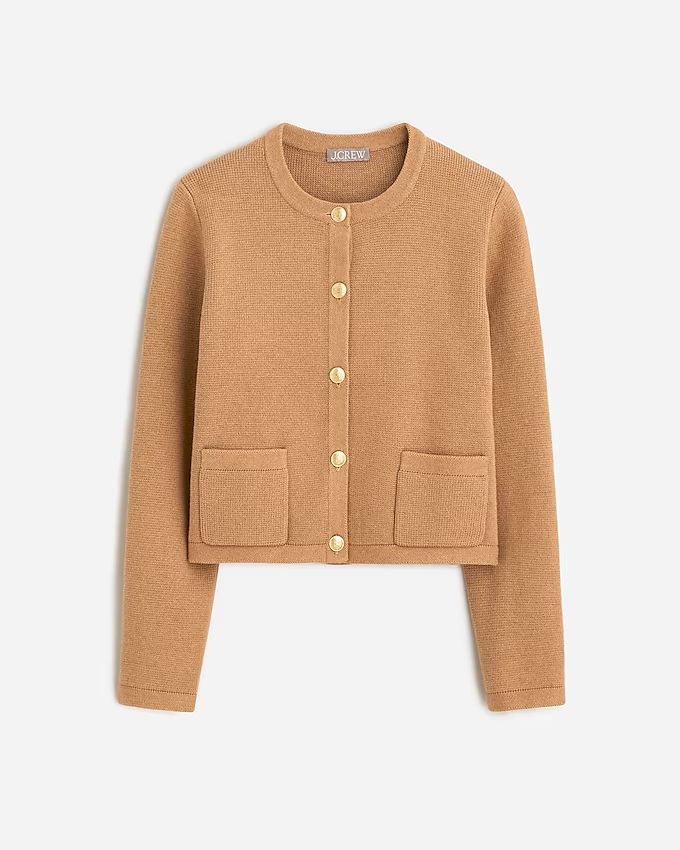 best sellerEmilie patch-pocket sweater lady jacketItem BQ19724 REVIEWS$128.00or 4 payments of $32... | J.Crew US