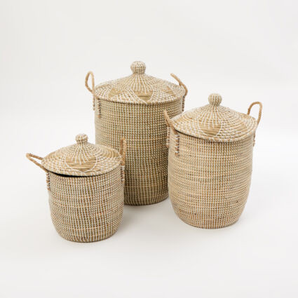 Brown Hamper Storage Basket | TK Maxx