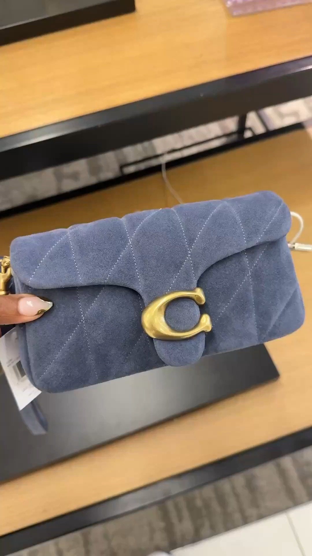 The prettiest spring bag find 💙✨ This Coach beauty instantly elevates any outfit and that soft quilted look with the gold hardware is SO good. Comes in two sizes and feels like the perfect everyday bag for brunch, date nights, weddings, or dressing up your basics.

#LTKootd #coachbag #designerfinds #springstyle #baglover #accessorize #handbagstyle #everydayluxury #fashionfinds #springfashion

#LTKdayinmylife #LTKSeasonal #LTKvlog