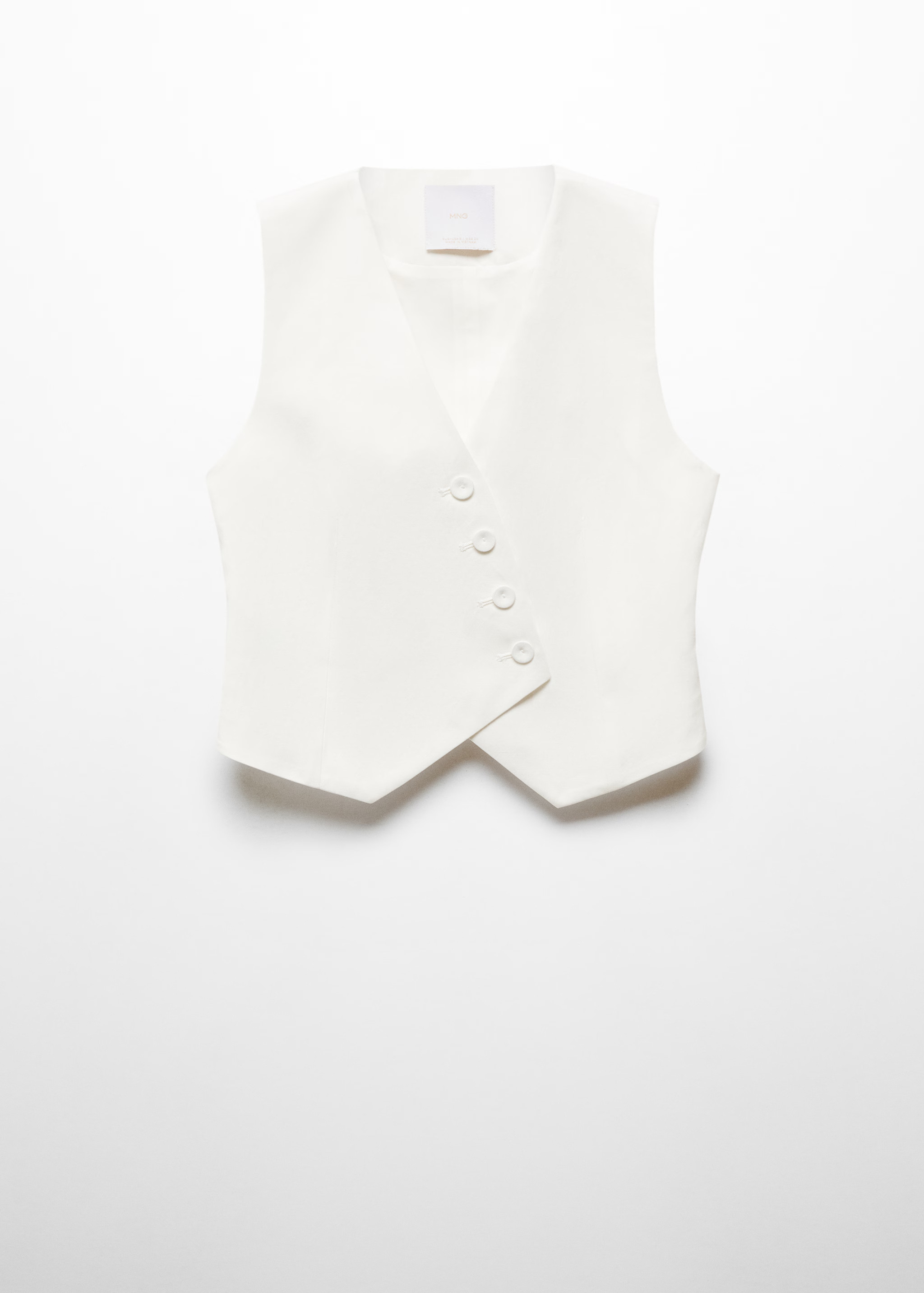 Waistcoat suit cross buttons | MANGO (UK)