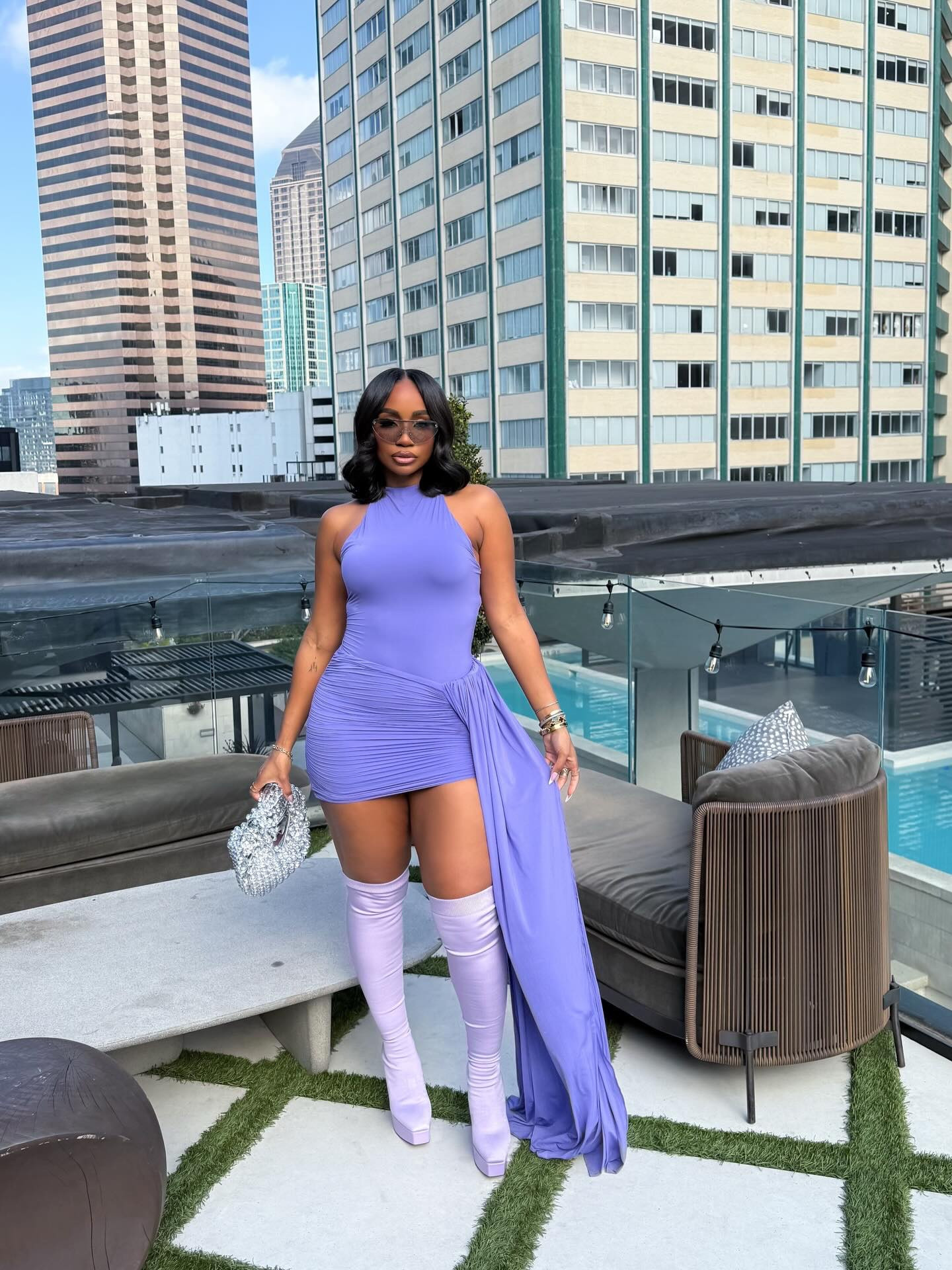 The cutest mid day happy hour w/ @tartecosmetics✨ 

Happy Birthday to Me & Shapey Girl 💜😂