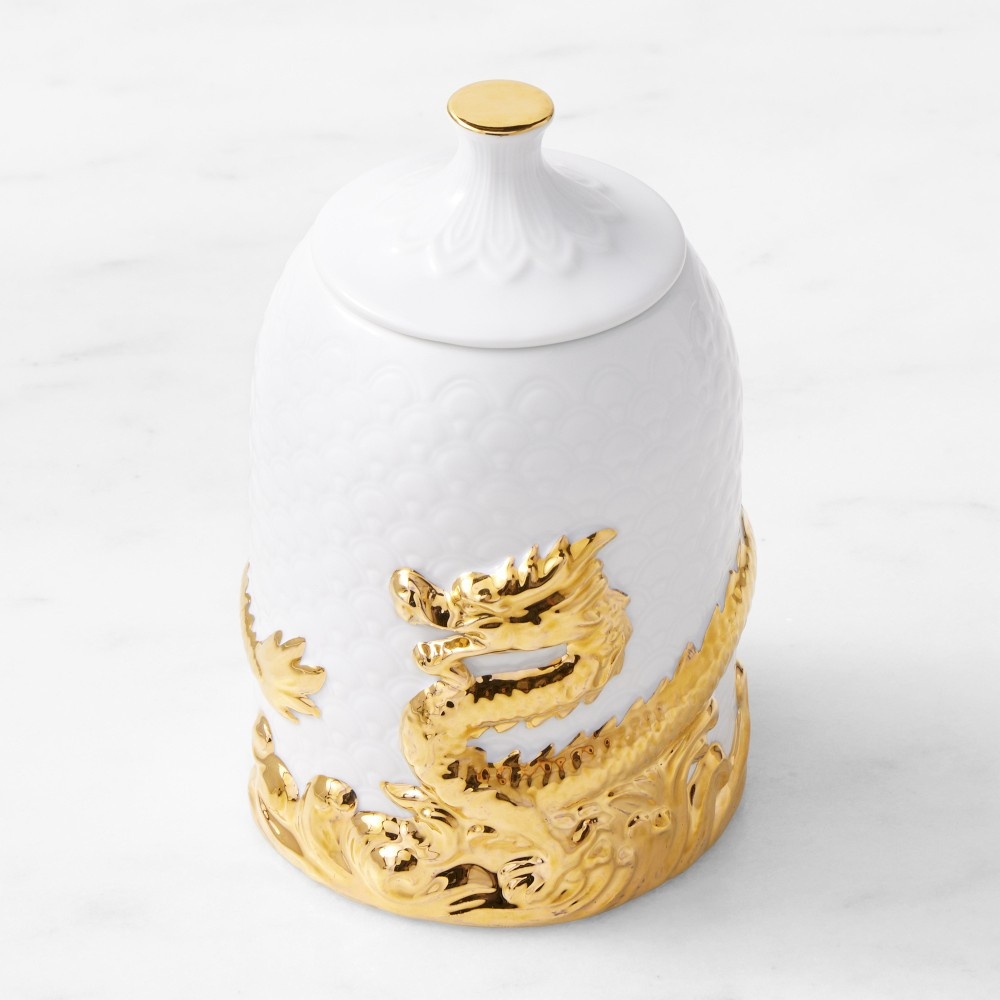 Lunar New Year Golden Dragon Candle | Williams-Sonoma