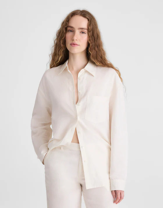 The Easy Shirt in Linen | Madewell