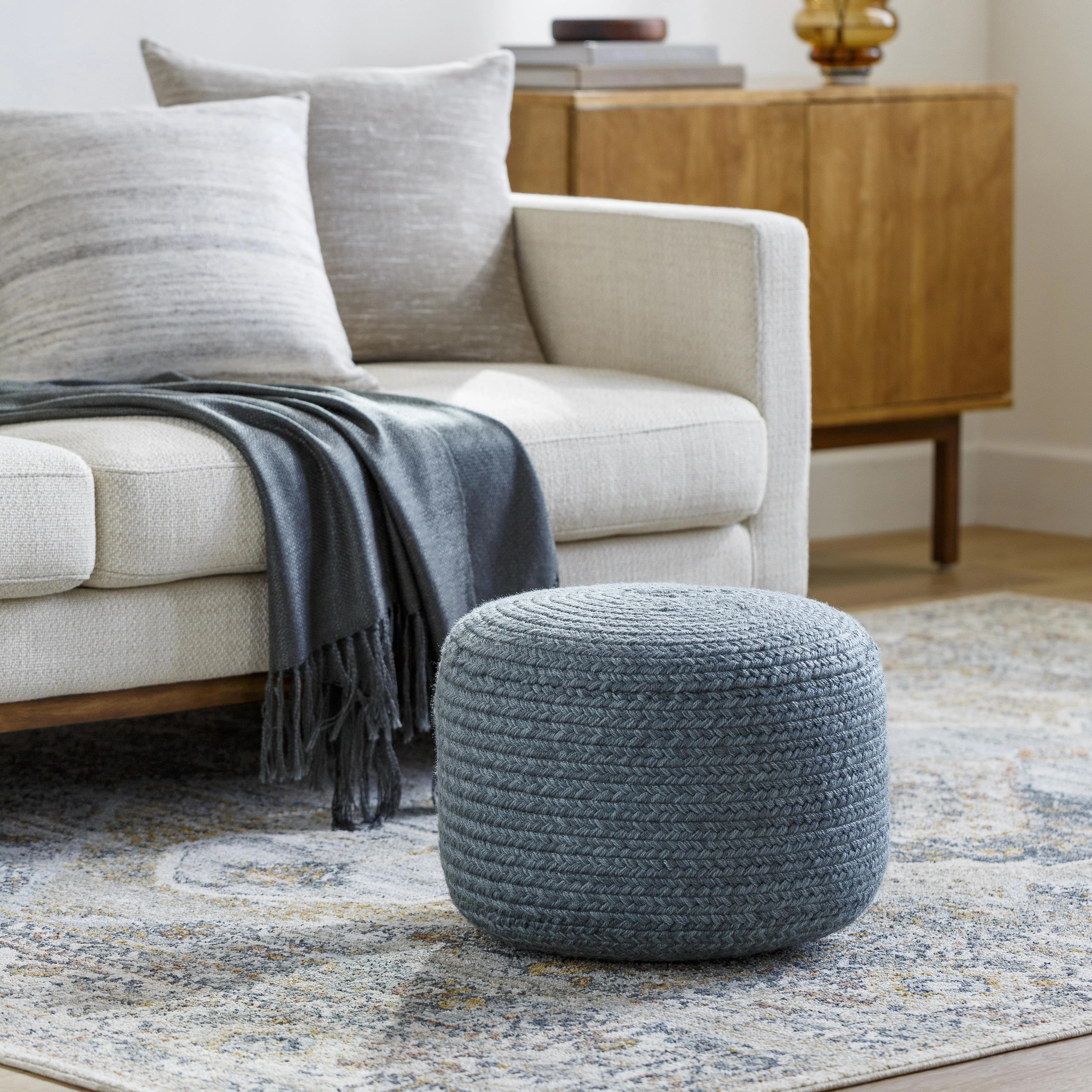 Beachcrest Home Braithwaite Upholstered Pouf & Reviews | Wayfair | Wayfair North America
