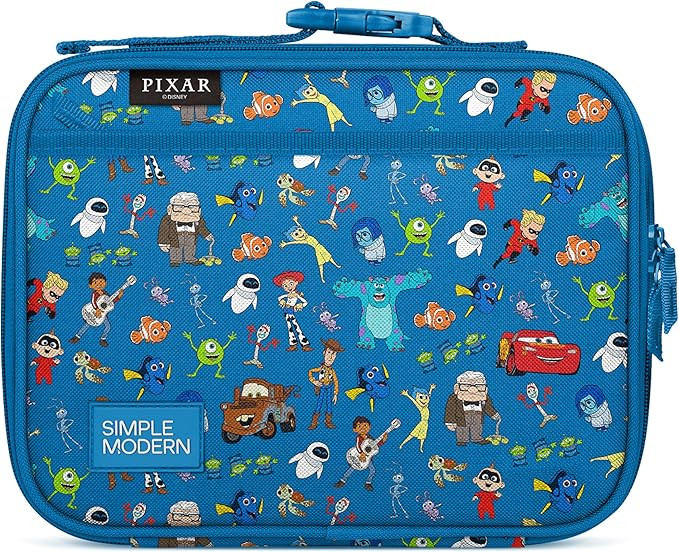 Simple Modern Disney Pixar Kids Lunch Box for School | Reusable Insulated Lunch Bag for Toddler, ... | Amazon (US)
