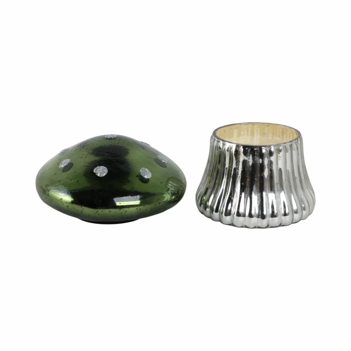 Decorative Glass Mushroom Scented Candles for Coffee Table - Modern Accent Candle for Living Room... | Wayfair North America