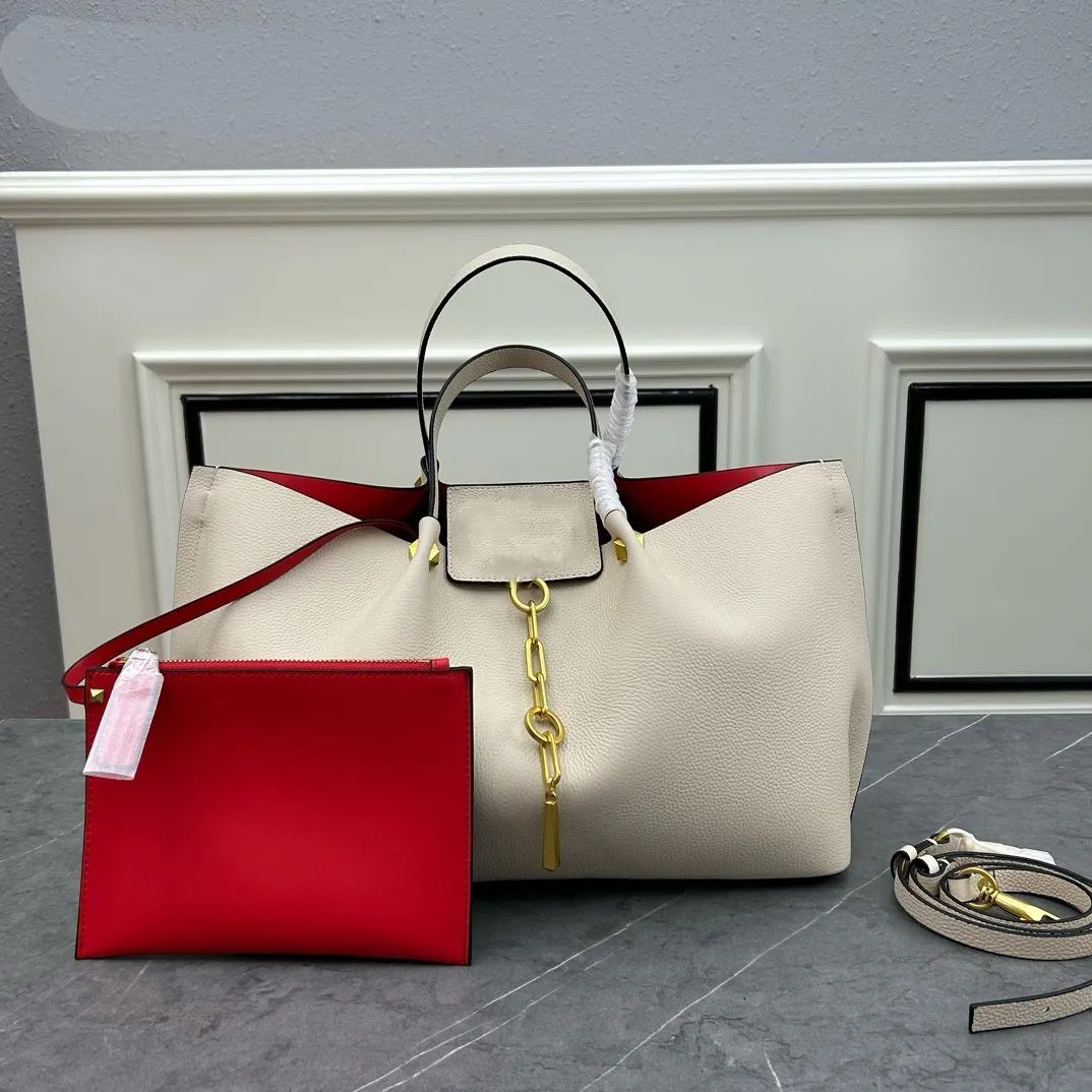 42SS Luxury women's handbag Fashion versatile leather shopping bag High quality shoulder strap de... | DHGate