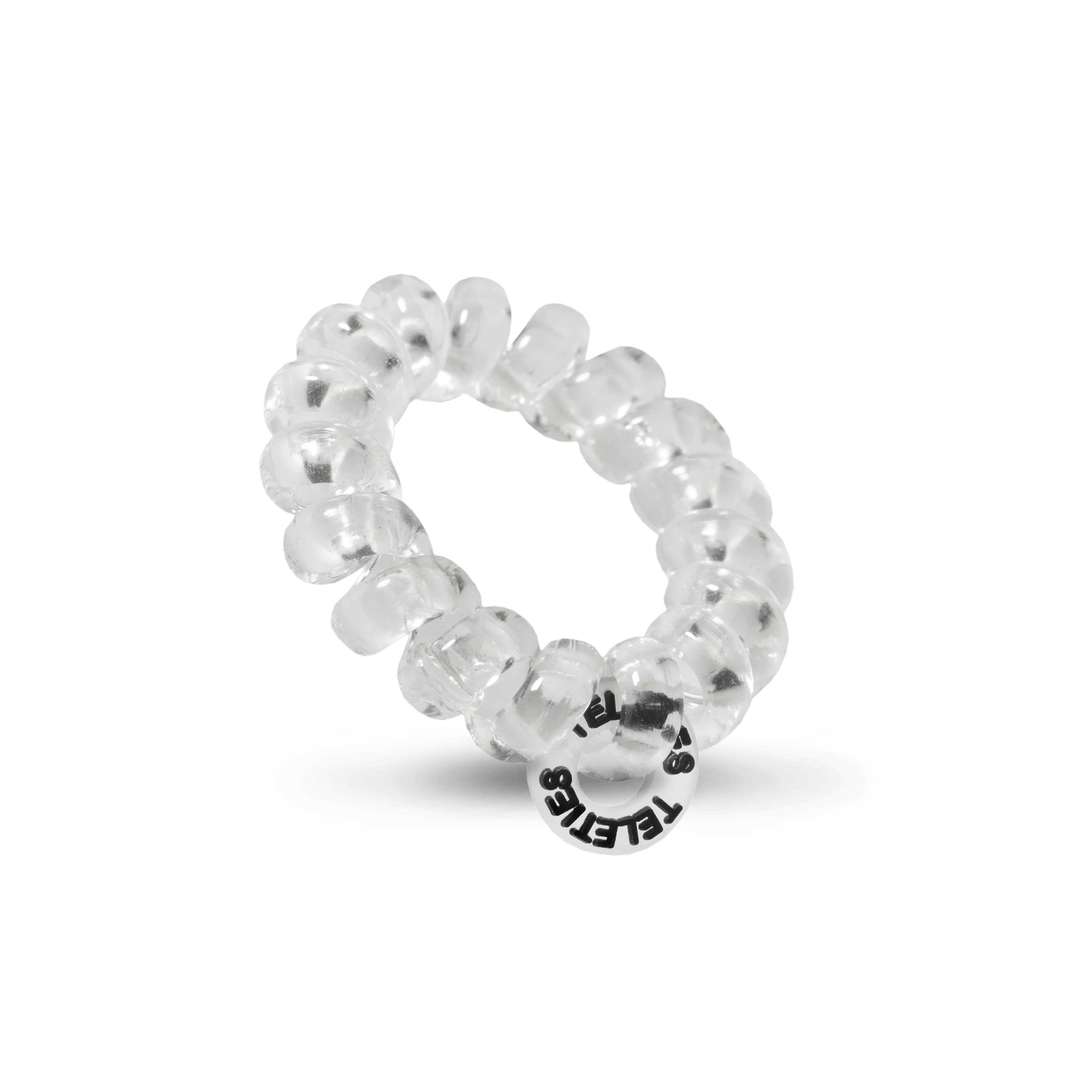 TELETIES Tiny Hair Ties, Crystal Clear | TELETIES