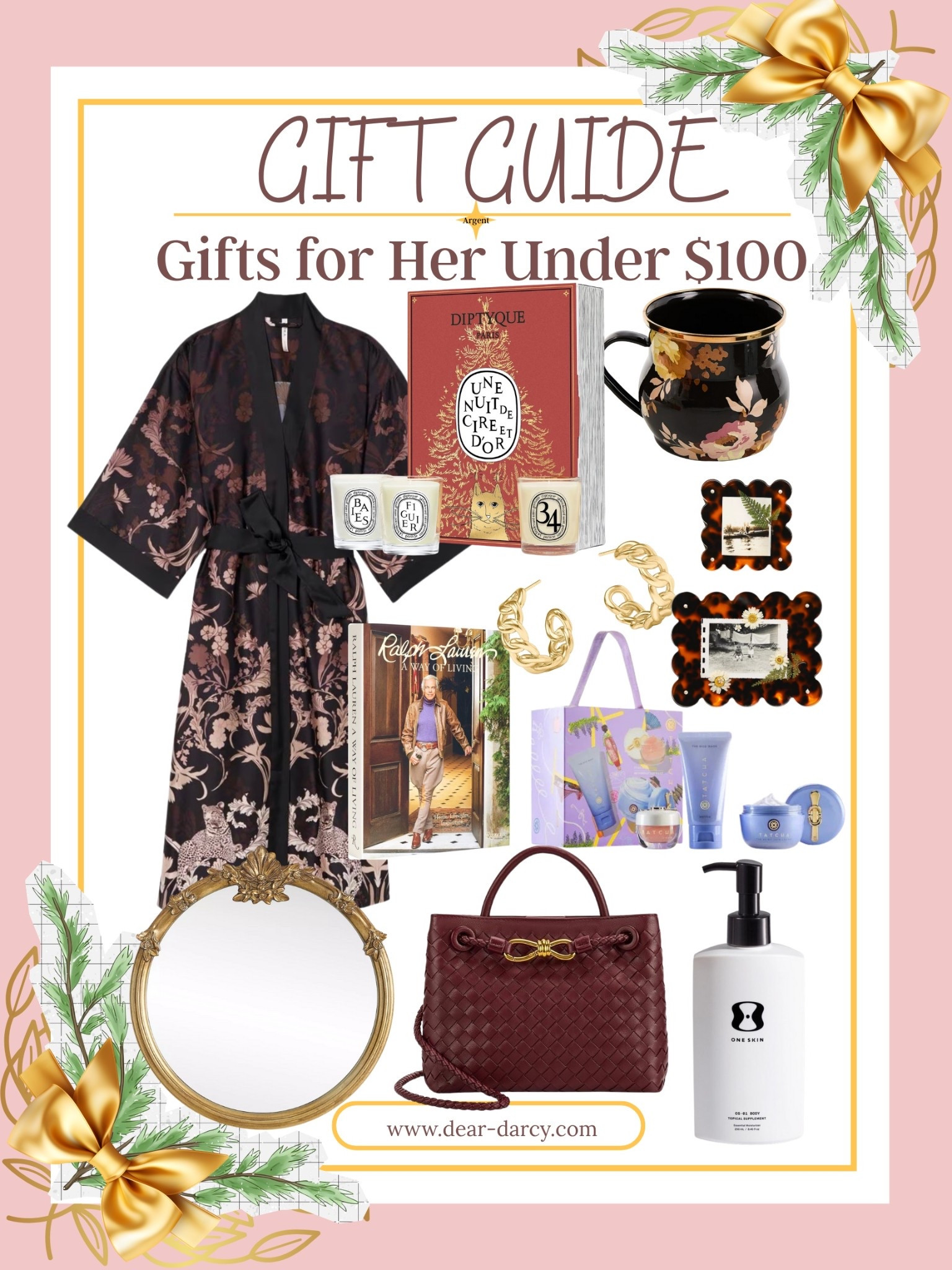 Gifts for Her under $100

Several item on major SALE🚨

🚨Satin Robe by Soma| sale

Deptic 3 Candle Set|

Makenzie Child Floral Mug| 

🚨Ralph Lauren Coffee Table Book| 

🚨Julie VOS Earrings| 

Tortoiseshell Shell Frames| 

🚨Dewy Skin Lip Plump set| 

Gold-gilded Mirror| 

Burgundy bag| 

🚨One Skin Lotion 

#LTKGiftGuide #LTKSaleAlert #LTKCyberWeek