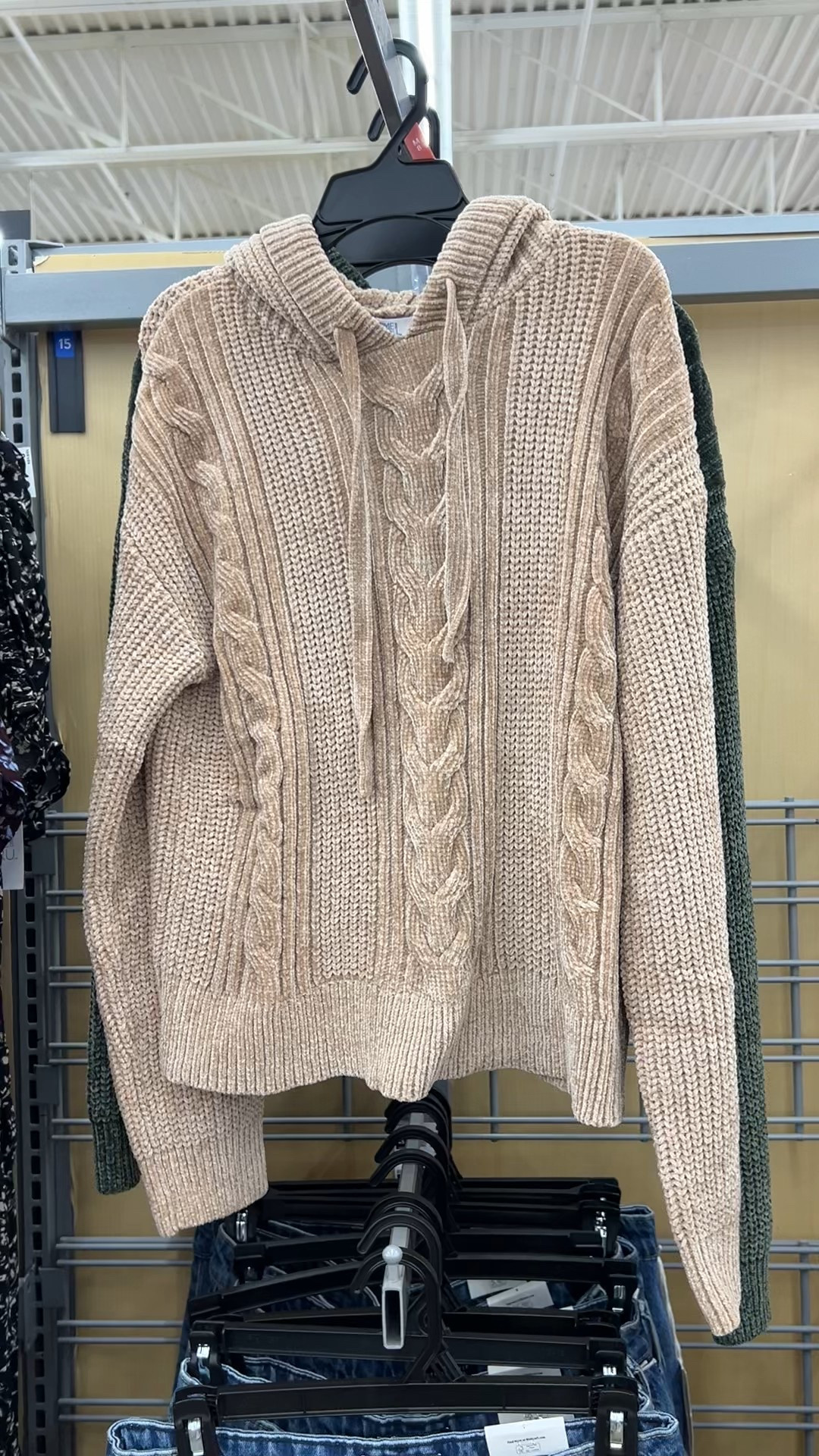 Walmart velveteen hoodies on clearance, soft with a pretty texture. They look like they run small, I’d go up one or two sizes. #walmartfashion 

#LTKFindsUnder50 #LTKFindsUnder100