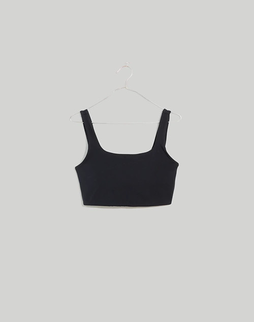 Plus MWL Flex Square-Neck Sports Bra | Madewell