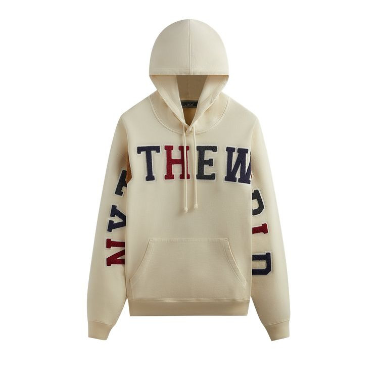 Kith NY To The World Nelson Hoodie 'Sandrift' | GOAT