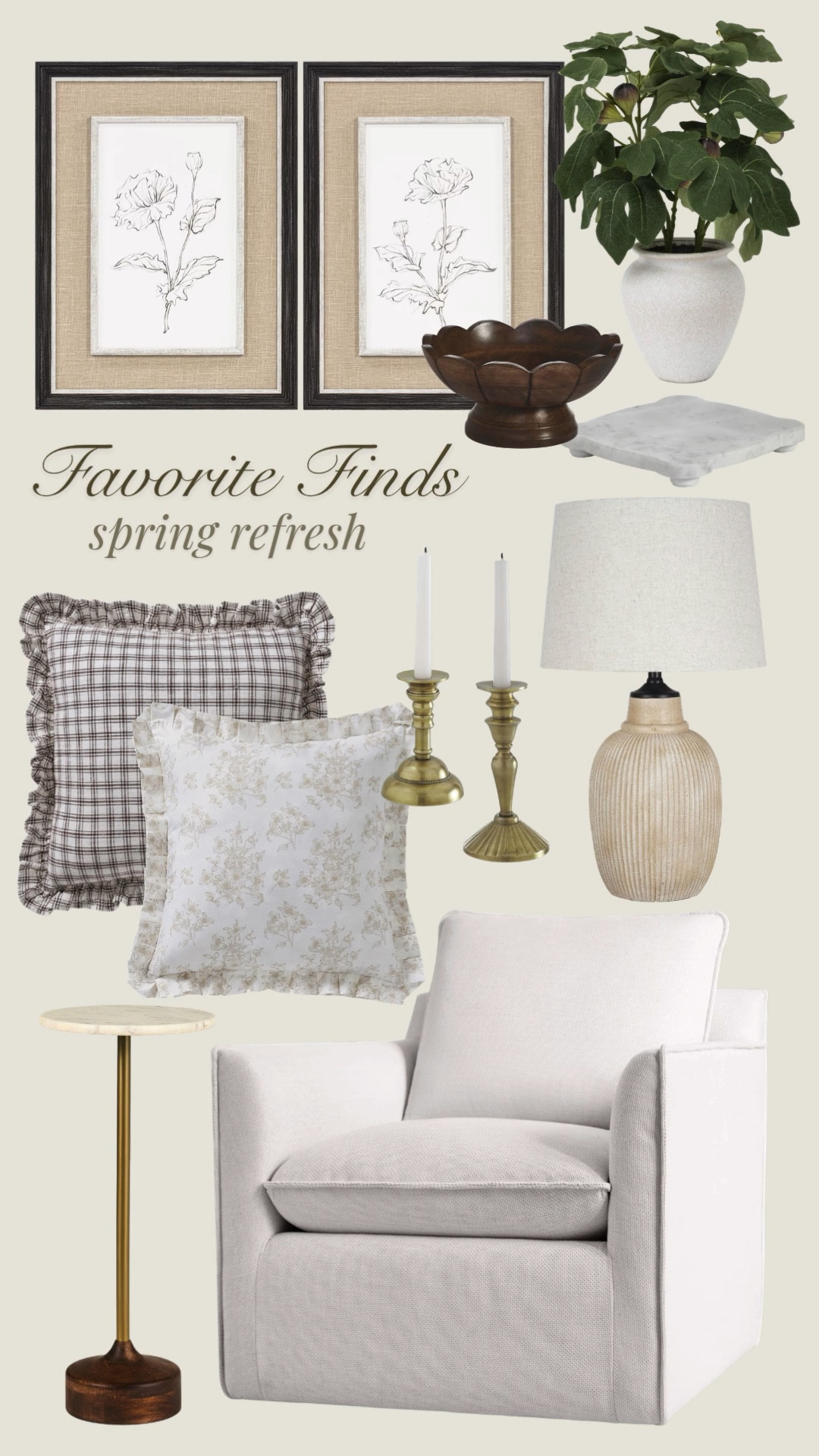Add charm and character to your home with some of my favorite neutral home decor with a modern-vintage vibe! cottage core, antique, modern vintage, modern organic, traditional, living room, family room, den, home office, guest room #LTKStyleTip

#LTKHome #LTKMothersDay #LTKSeasonal