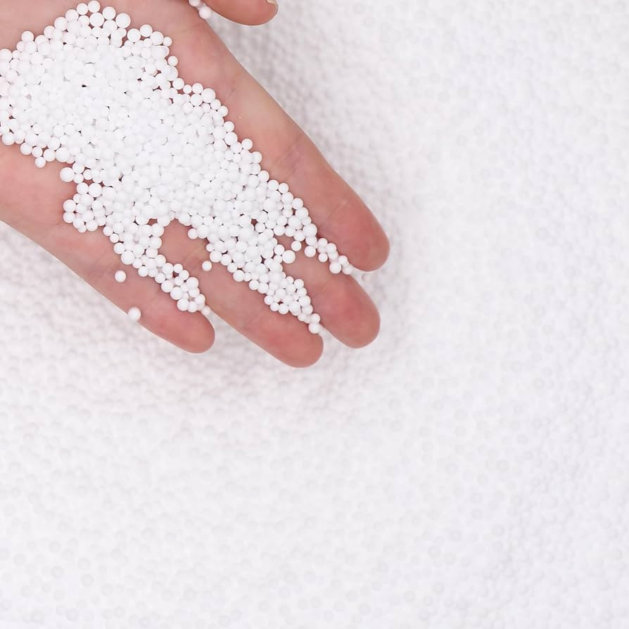 Crafare 4000ML Foam Balls 2-3mm Polystyrene Beads White Foam Beads for Slime DIY Craft Foam Polys... | Amazon (US)