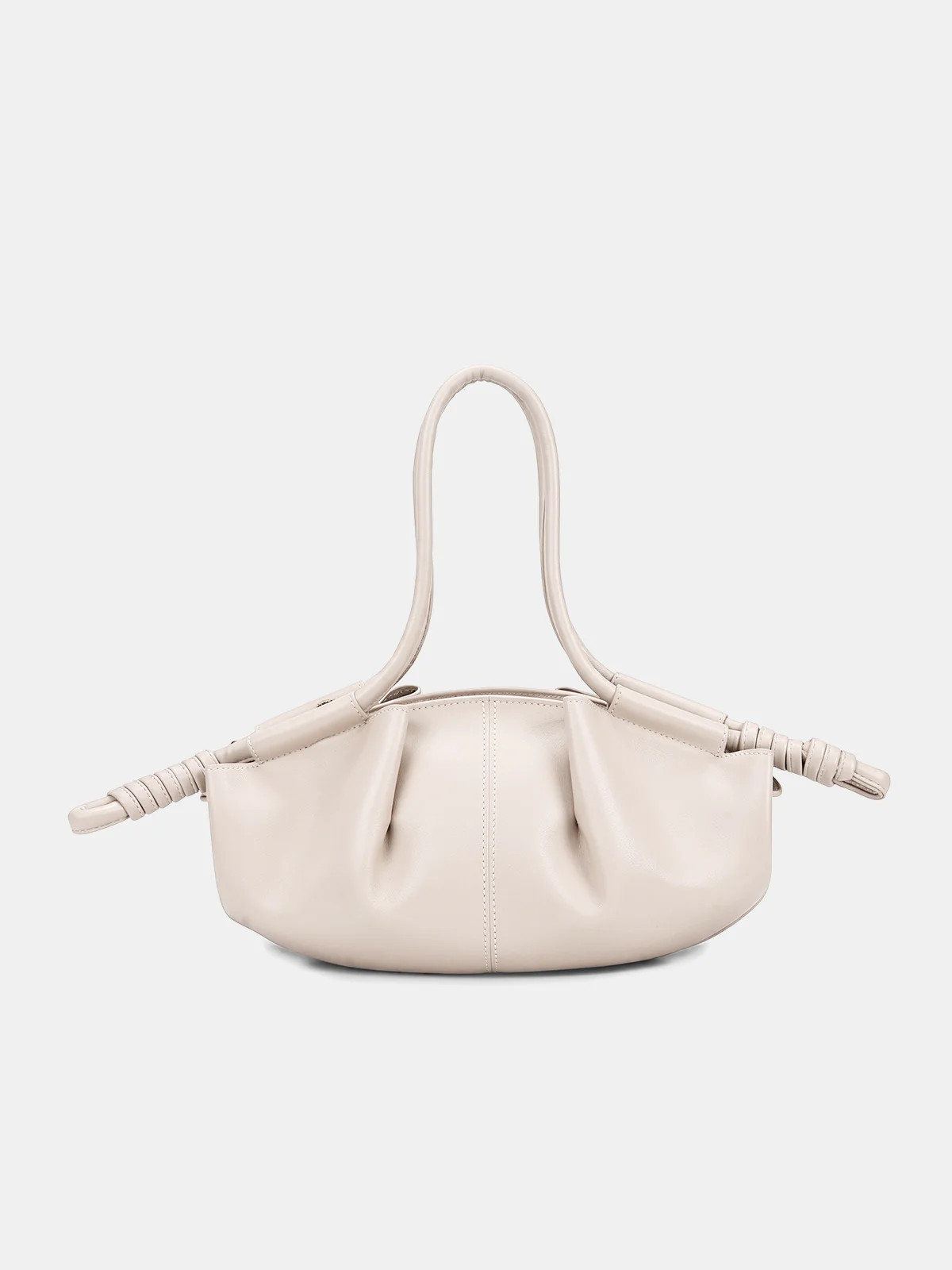 Soft Faux Leather Dumpling Bag | Commense