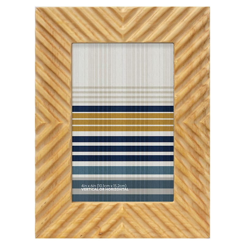 Carved Wooden Frame, 4x6 | At Home