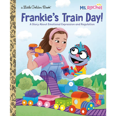 Frankie's Train Day! (Ms. Rachel) - (Little Golden Book) by MS Rachel (Hardcover) | Target