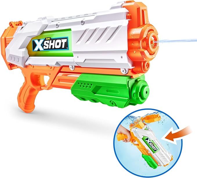 X-Shot Fast-Fill Medium Water Blaster by ZURU, Watergun for Summer, XShot Water Toys, Squirt Gun ... | Amazon (US)