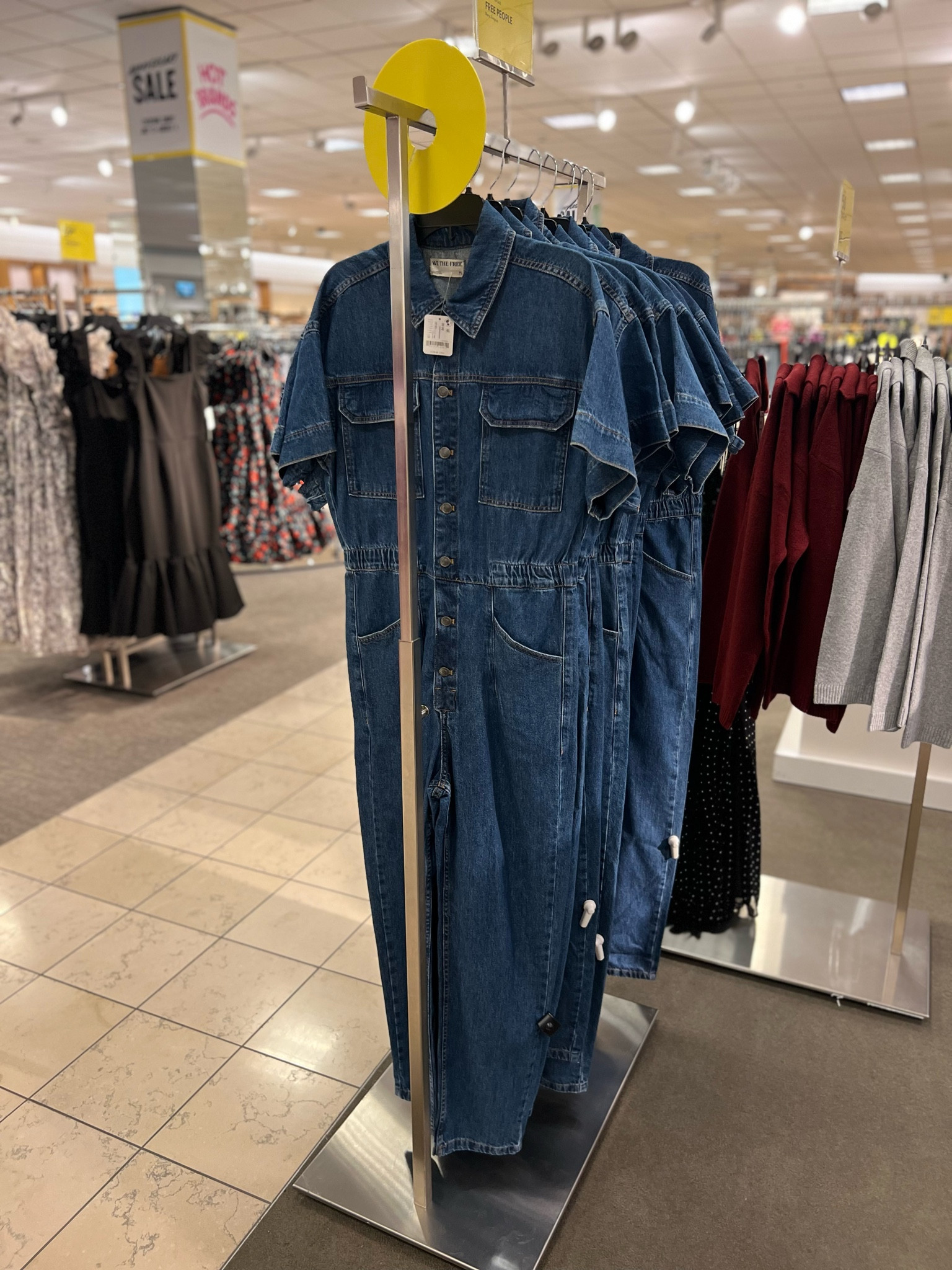 How cute is this denim jumpsuit? Grab it for $84.99 during the #nsale. After the sale it will be $128.

#LTKxNSale #LTKSaleAlert #LTKStyleTip