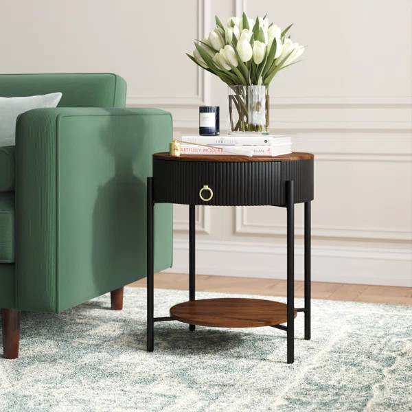 Woodville End Table with Storage | Wayfair North America