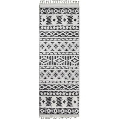 Gascon Power Loom Ivory/Black Rug Foundry Select Rug Size: Runner 2'6" x 8' | Wayfair North America