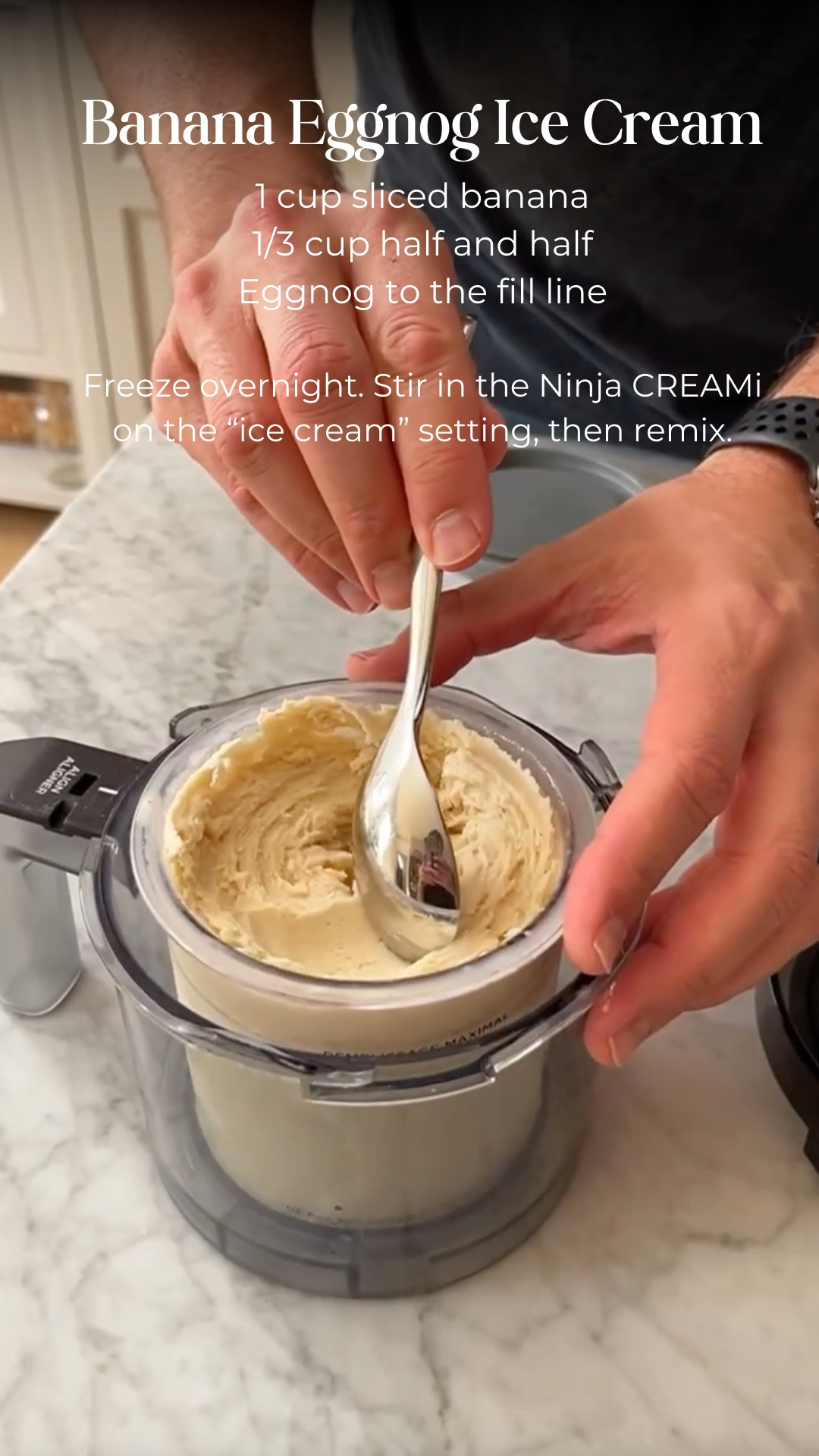 Chris just came up with a BANANA EGGNOG recipe in the ninja CREAMi and it’s out of this world. And today only, the Deluxe Ninja CREAMi is just $189 on QVC!! 

Use Code HOLIDAY20 - $20 off $40+ purchases for NEW customers only

@QVC #LoveQVC #ad

#LTKHoliday #LTKGiftGuide #LTKSaleAlert