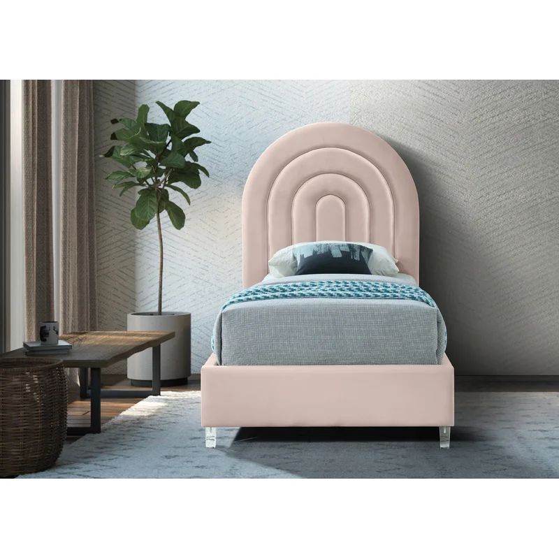 Lucius Upholstered Low Profile Platform Bed | Wayfair Professional