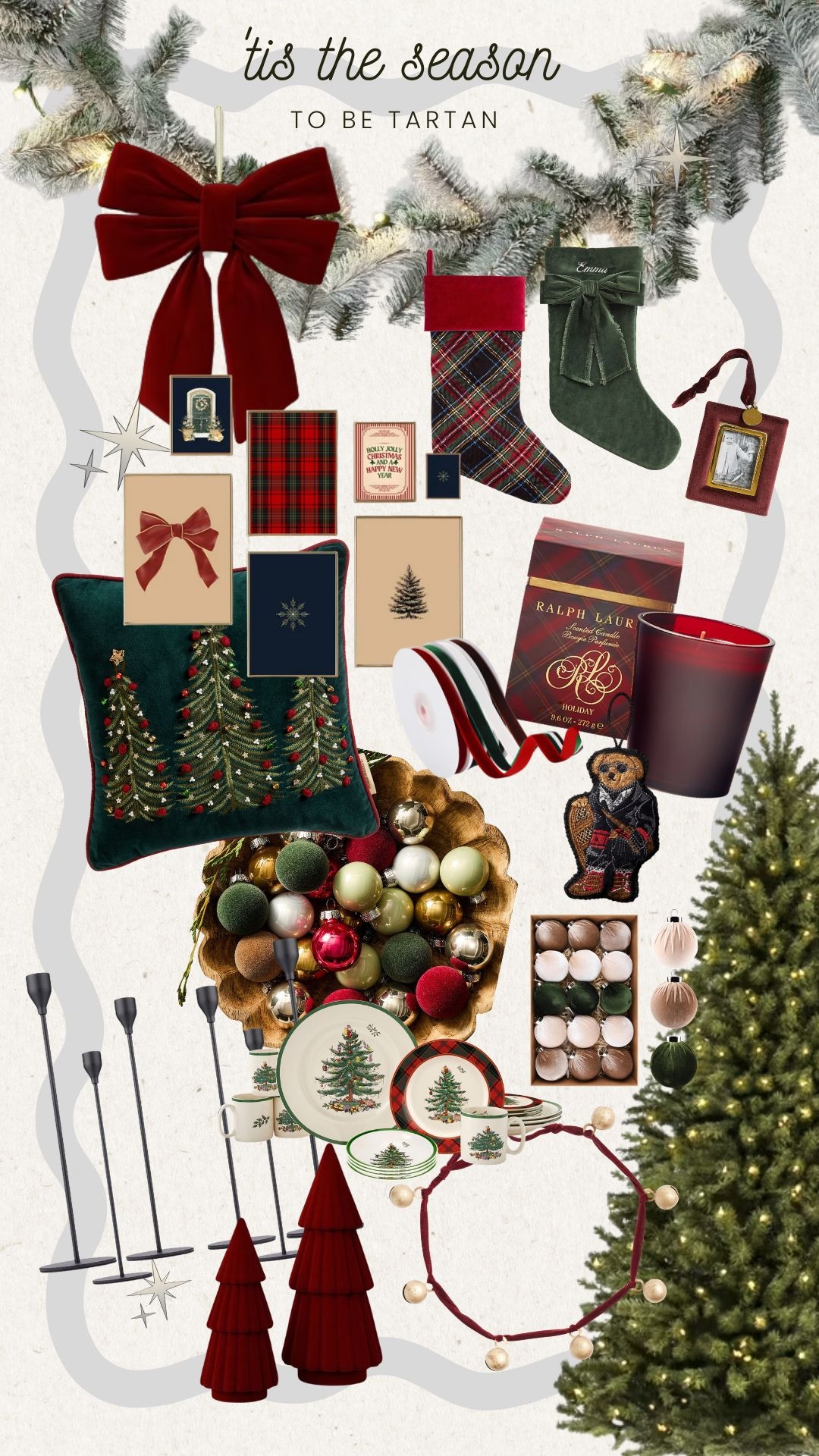Bringing out all the tartan, twinkling lights, and timeless Christmas touches — think Ralph Lauren vibes with a little modern magic. 🎄❤️✨  

 #LTKHoliday #LTKSeasonal #LTKHome