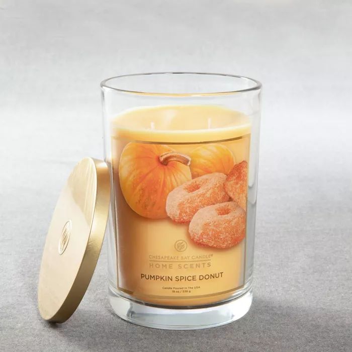 Glass Jar Pumpkin Spice Donut Candle - Home Scents | Target