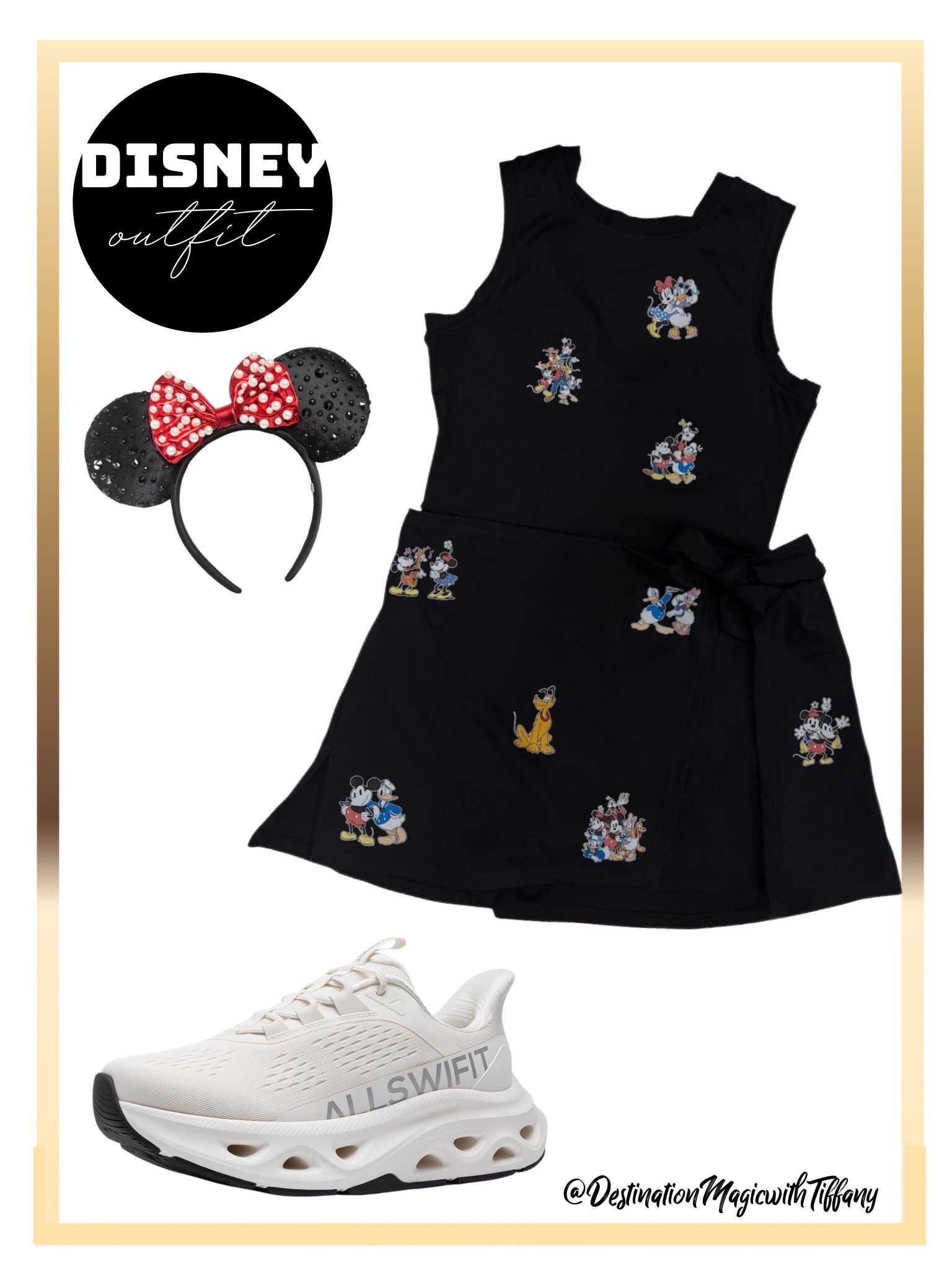 Classic Disney outfit with a modern twist 🎀 This Minnie and friends dress is perfect for Walt Disney World or Disneyland park days, offering an easy, comfortable look that still feels special. Paired with supportive walking sneakers and Minnie ears, this is a go-to Disney outfit for long days, character photos, and dinner reservations. Everything linked.

#DisneyOutfit #DisneyOutfitInspo #DisneyAdultStyle #ThemeParkOutfit
#DisneyWorldOutfit #DisneylandStyle #DisneyFashion #ParkDayStyle

#LTKTravel #LTKootd