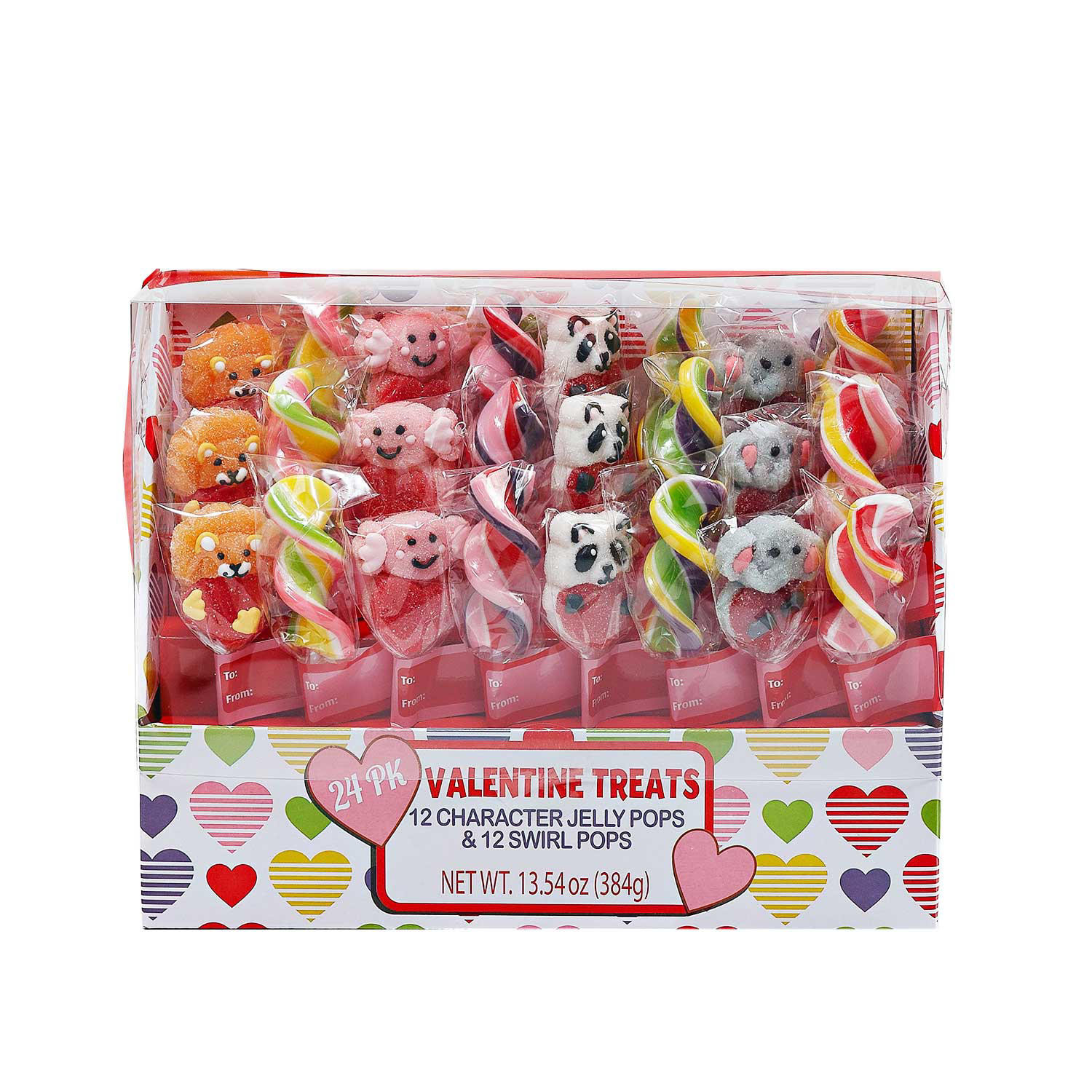Valentine's Day Character & Swirl Pops, 24 pk. | Sam's Club