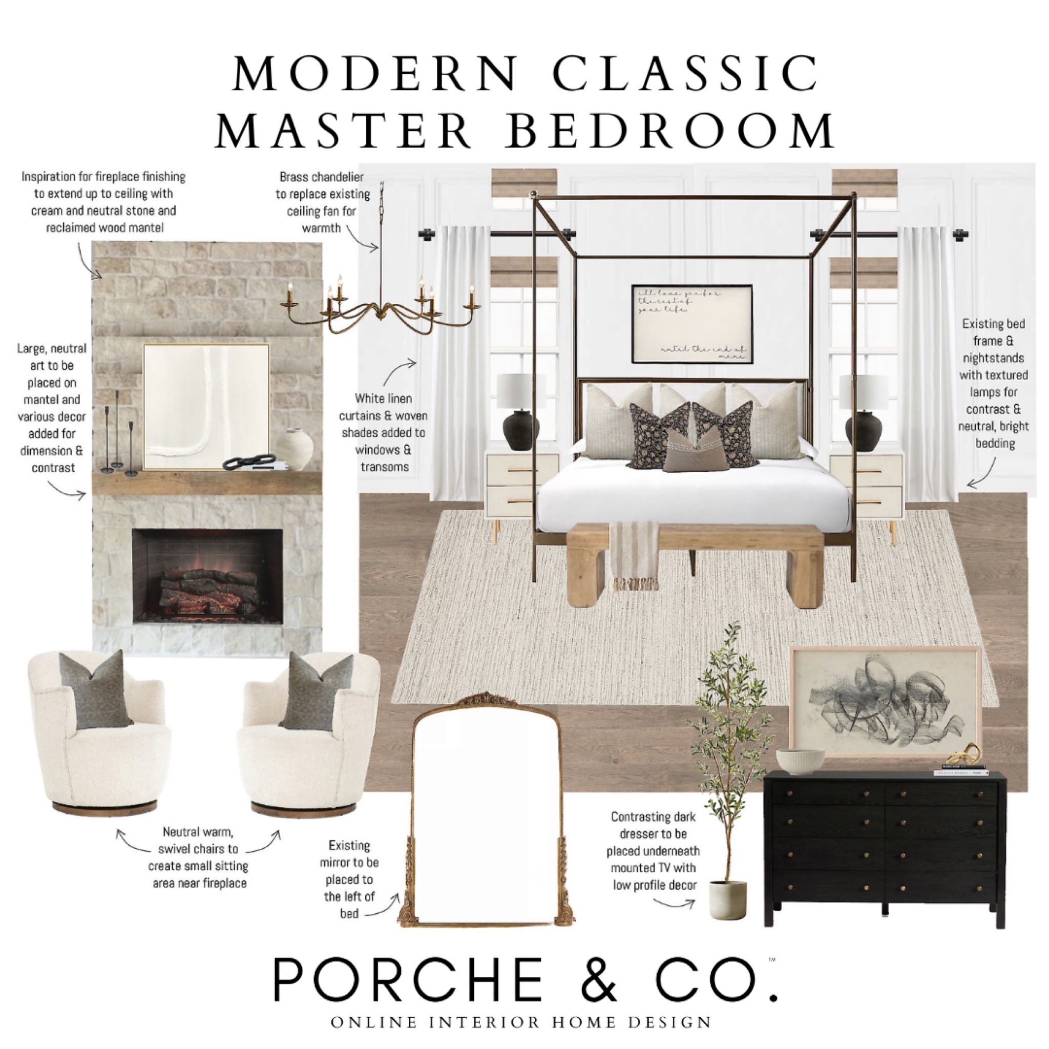 Master bedroom, bedroom design, bedroom decor, mood board, canopy bed, neutral bedroom #bedroom #moodboard 

#LTKstyletip #LTKhome #LTKSeasonal