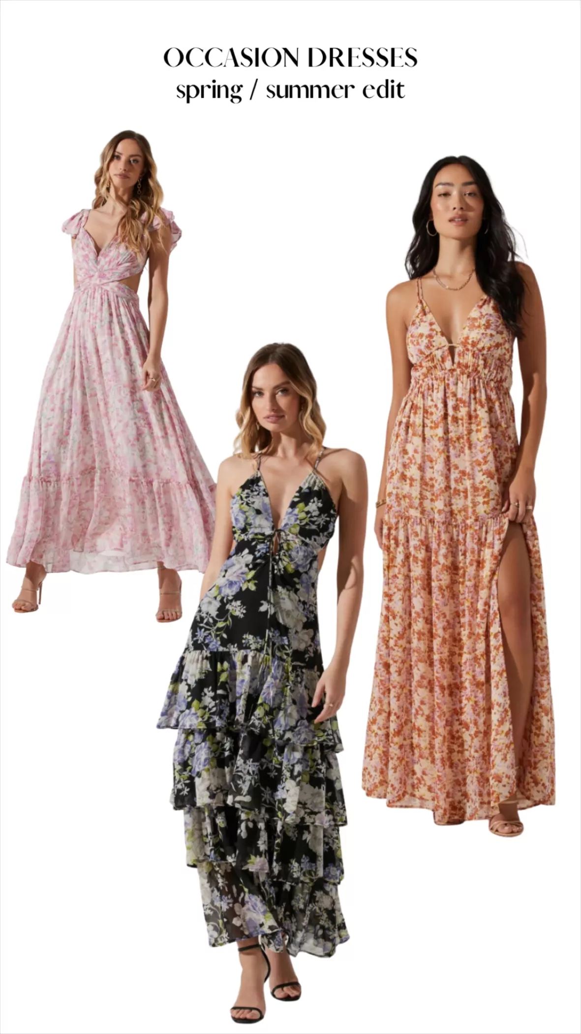 Aneira Floral Tiered Maxi Dress curated on LTK