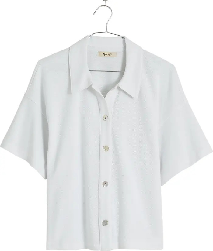 Relaxed Button-Up Polo Shirt | Nordstrom Rack