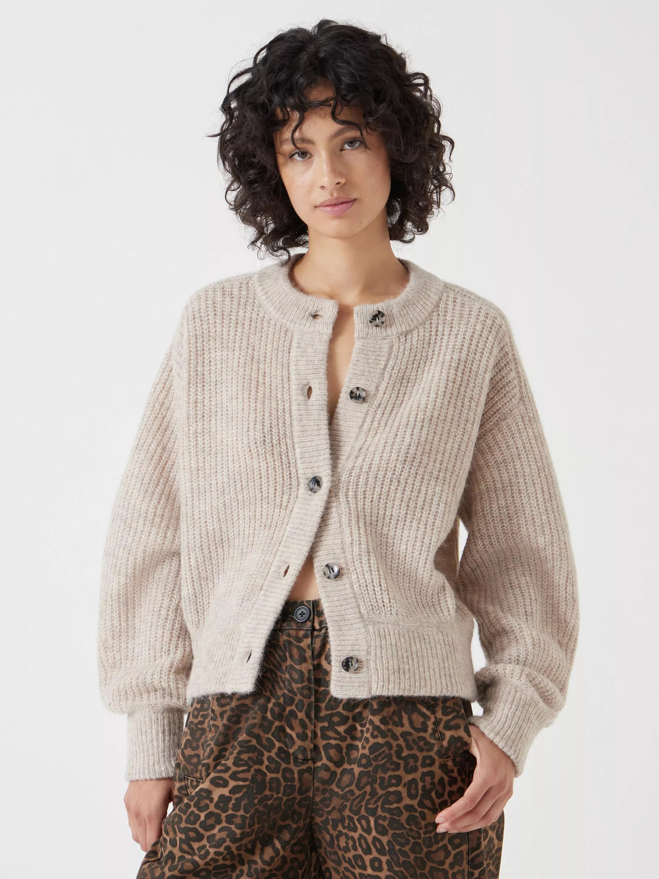 HUSH Chunky Wool Rich Cardigan | John Lewis (UK)
