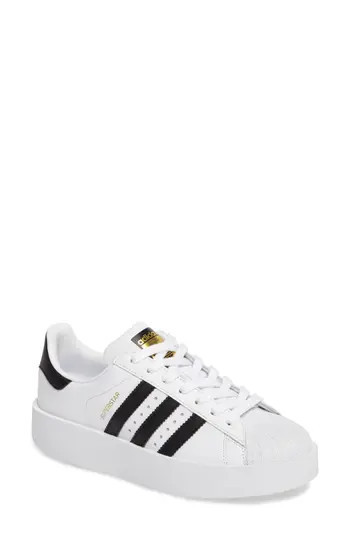 Women's Adidas Superstar Bold Platform Sneaker, Size 5 Women's / 4 Men's M - White | Nordstrom
