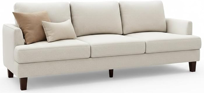 Gericco Mid Century Modern Couches for Living Room, 89" Comfy Couch Sofa with 3-Seater Deep Seats... | Amazon (US)