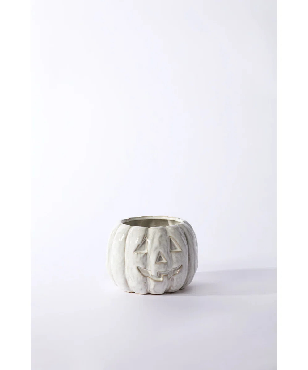 Glazed Pumpkin Pot 6.5"x 4.75" | Wayfair North America
