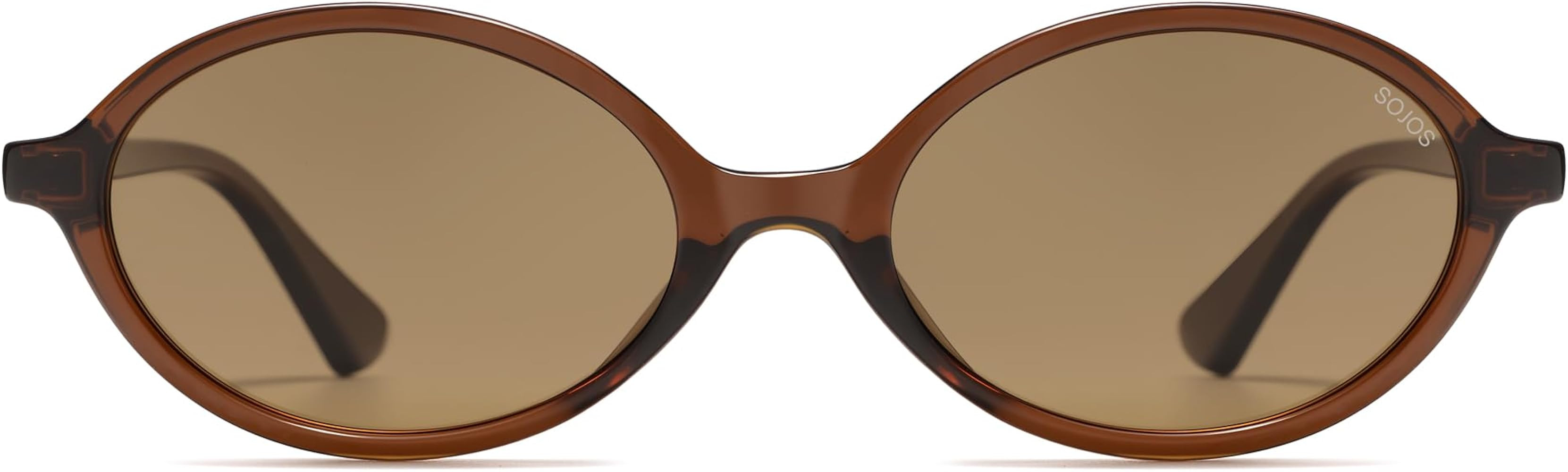 SOJOS Polarized Retro Oval Sunglasses for Women, Chic Vintage 90s Y2K Sunnies UV400 Trendy Design... | Amazon (US)